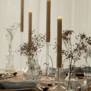 Kerzenständer-Set Glas – Bild 4