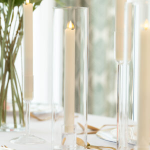 Kerzenständer-Set Glas – Bild 3